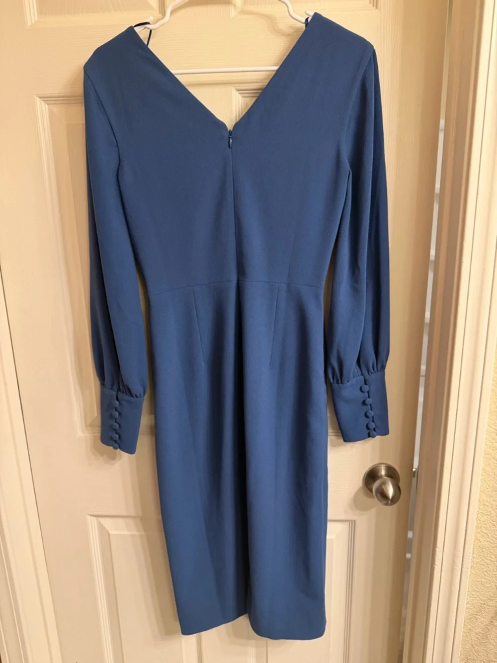 Dress the population - Norah dress in blue graphite size small